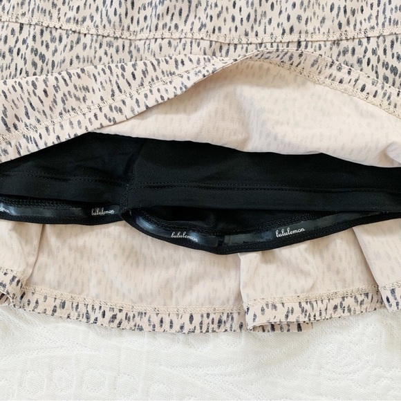 Lululemon Pace Rival Skirt II, Dottie Dash Grain / Black - Picture 4 of 7